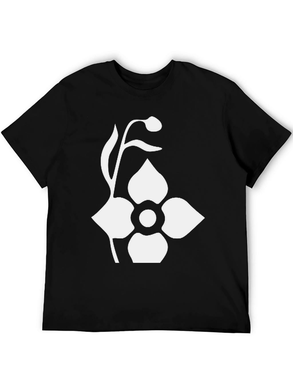 Minimalist Flower Graphic T-Shirt