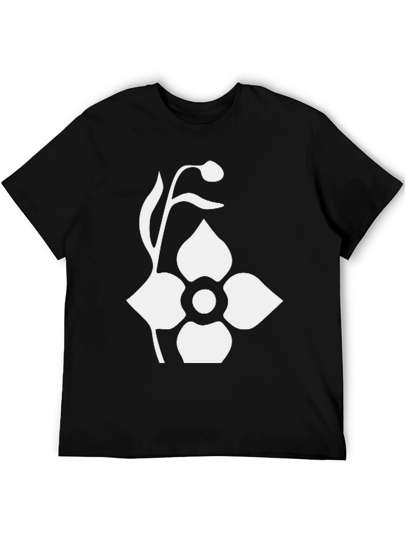 Minimalist Flower Graphic T-Shirt