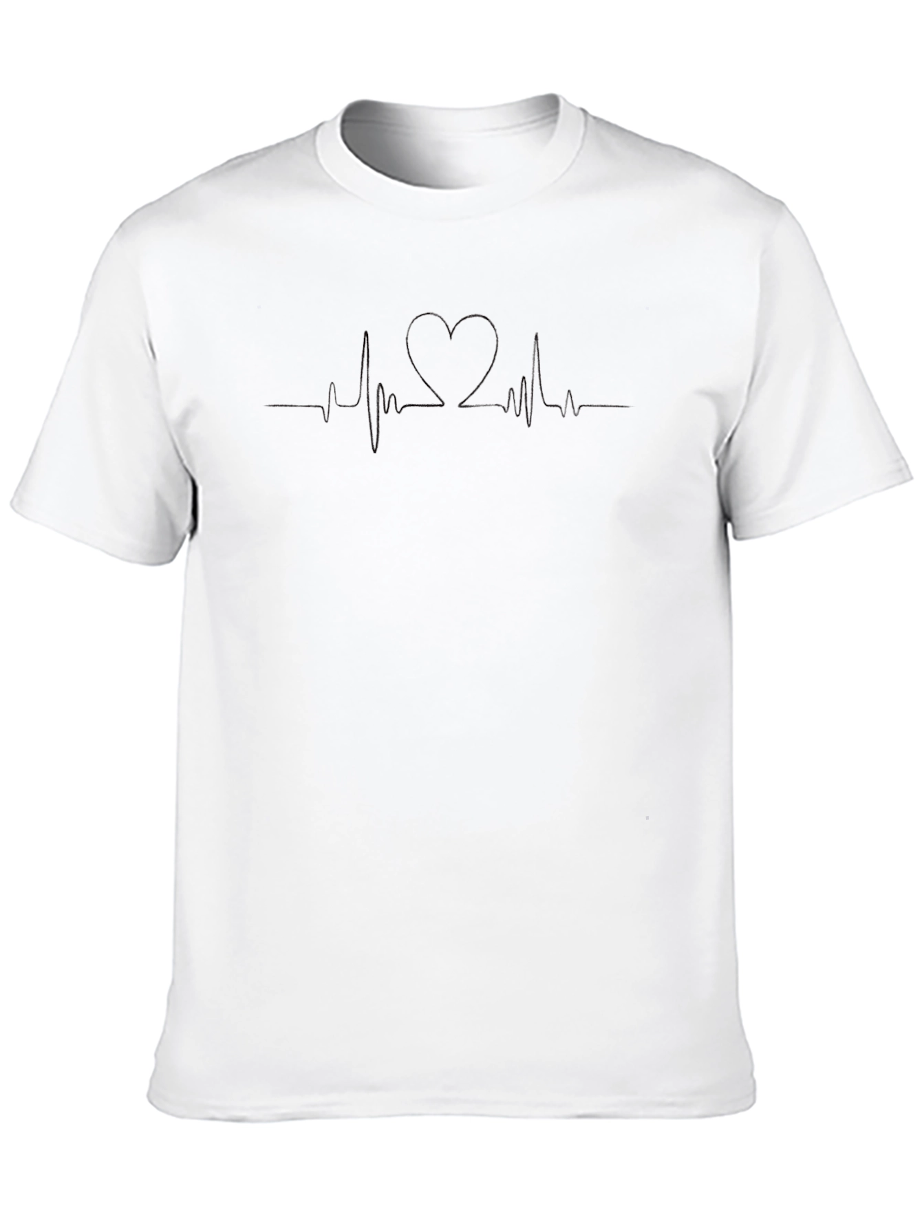 Heartbeat Graphic T-Shirt - Love Vitals
