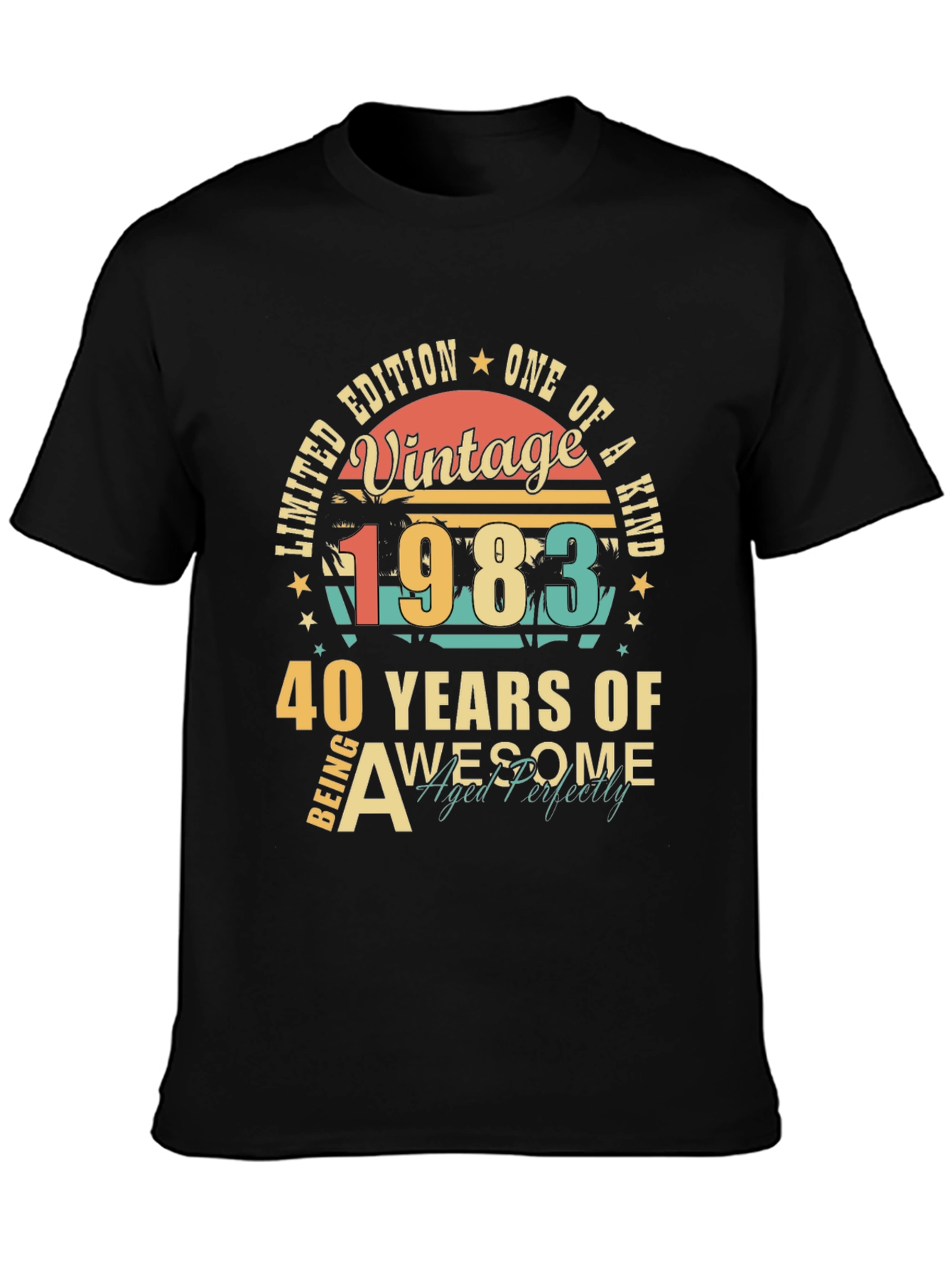Vintage 1983 Limited Edition 40th Birthday T-Shirt