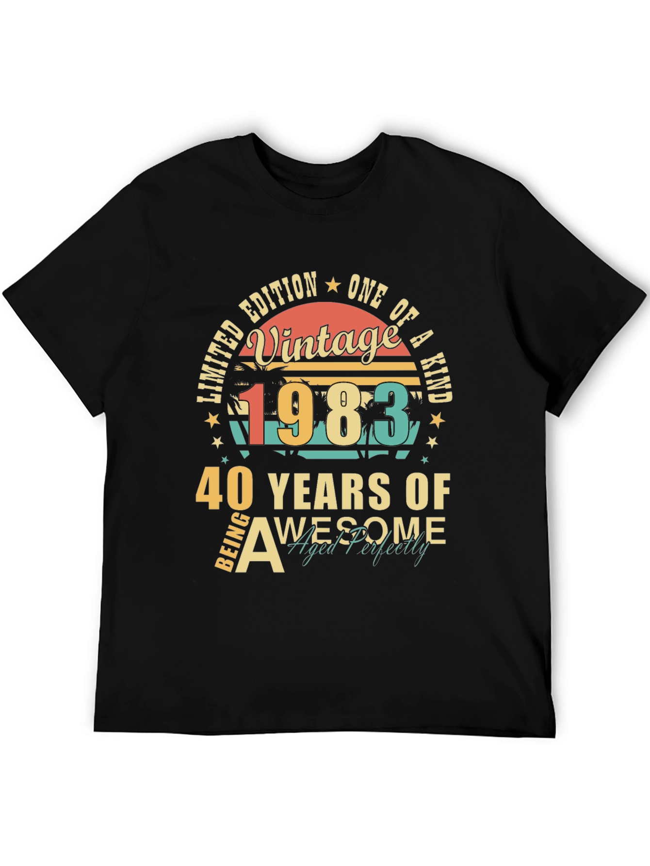 Vintage 1983 Limited Edition 40th Birthday T-Shirt