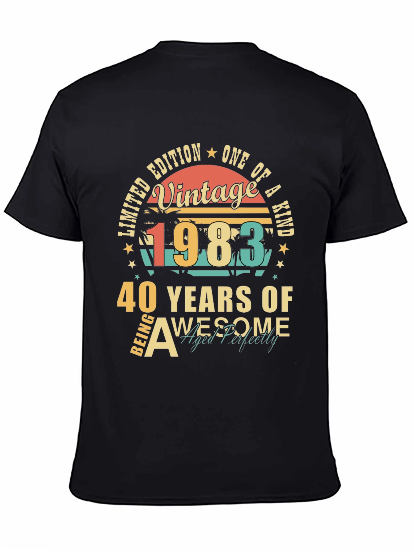 Vintage 1983 Limited Edition 40th Birthday T-Shirt