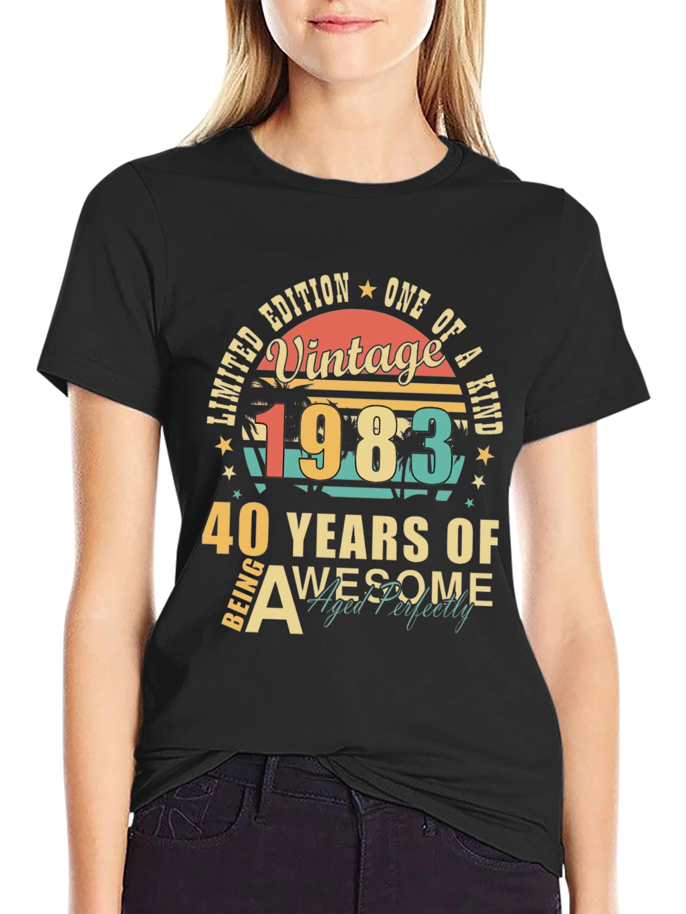 Vintage 1983 Limited Edition 40th Birthday T-Shirt