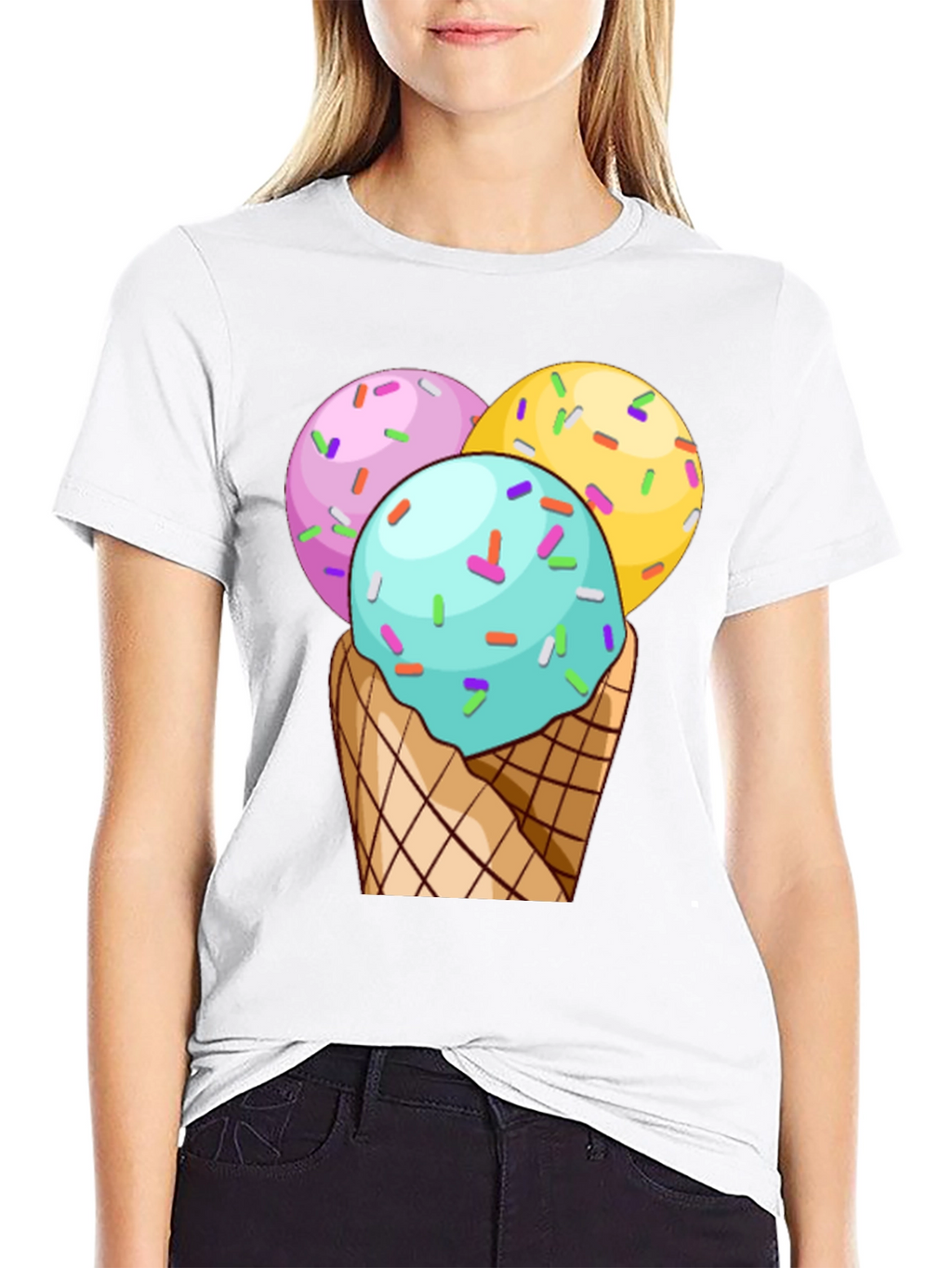 Ice Cream Cone T-Shirt: Sweet Treat Style