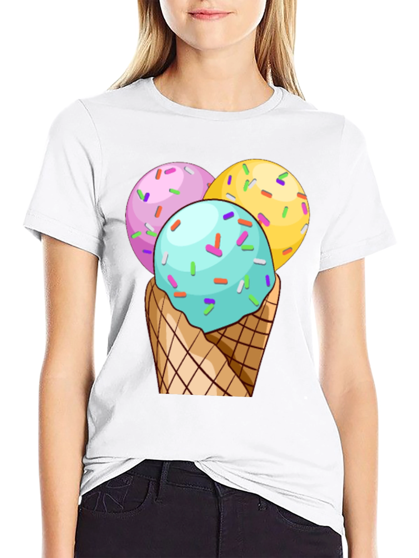 Ice Cream Cone T-Shirt: Sweet Treat Style