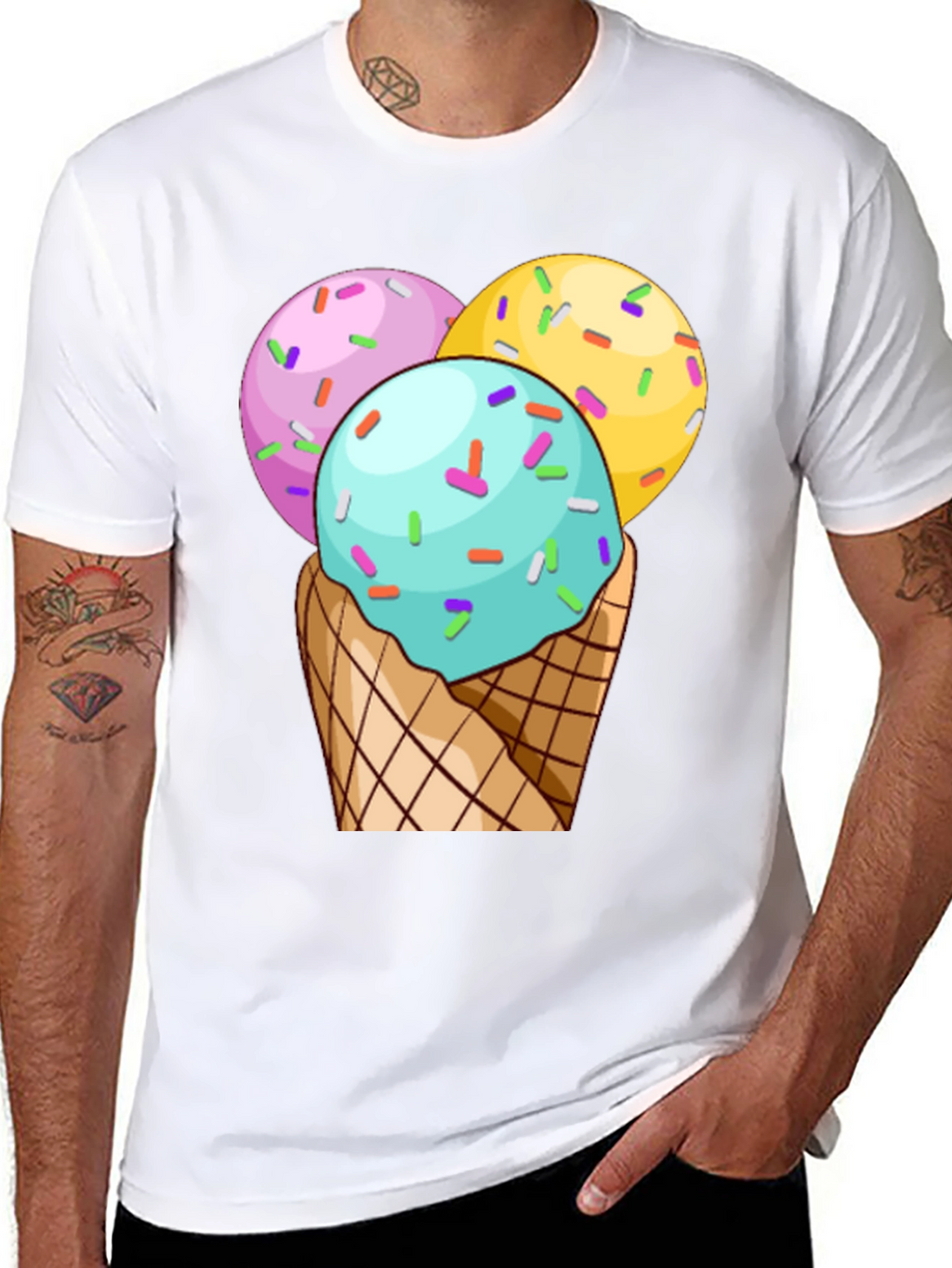 Ice Cream Cone T-Shirt: Sweet Treat Style
