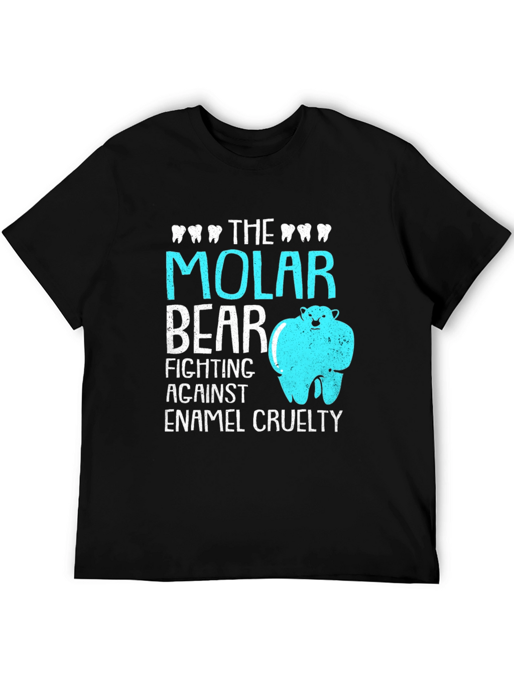 Molar Bear Fighting Enamel Cruelty T-Shirt