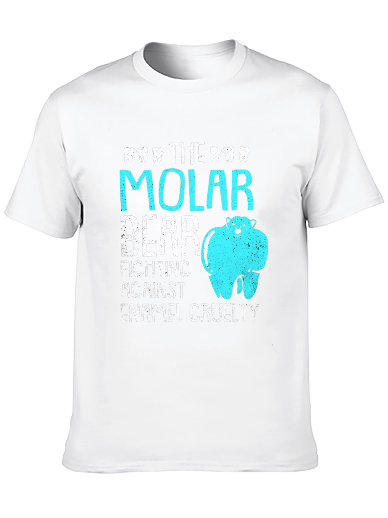 Molar Bear Fighting Enamel Cruelty T-Shirt
