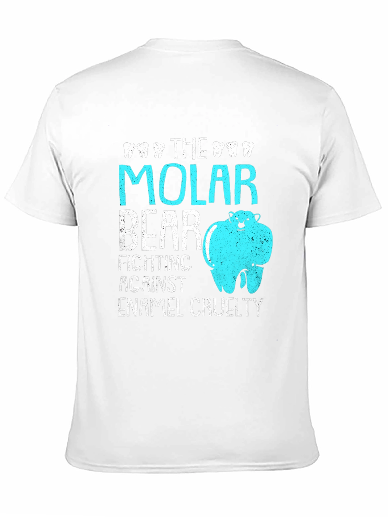 Molar Bear Fighting Enamel Cruelty T-Shirt