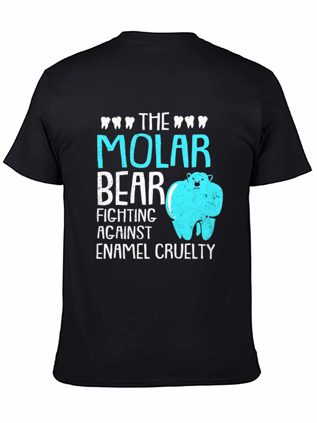 Molar Bear Fighting Enamel Cruelty T-Shirt