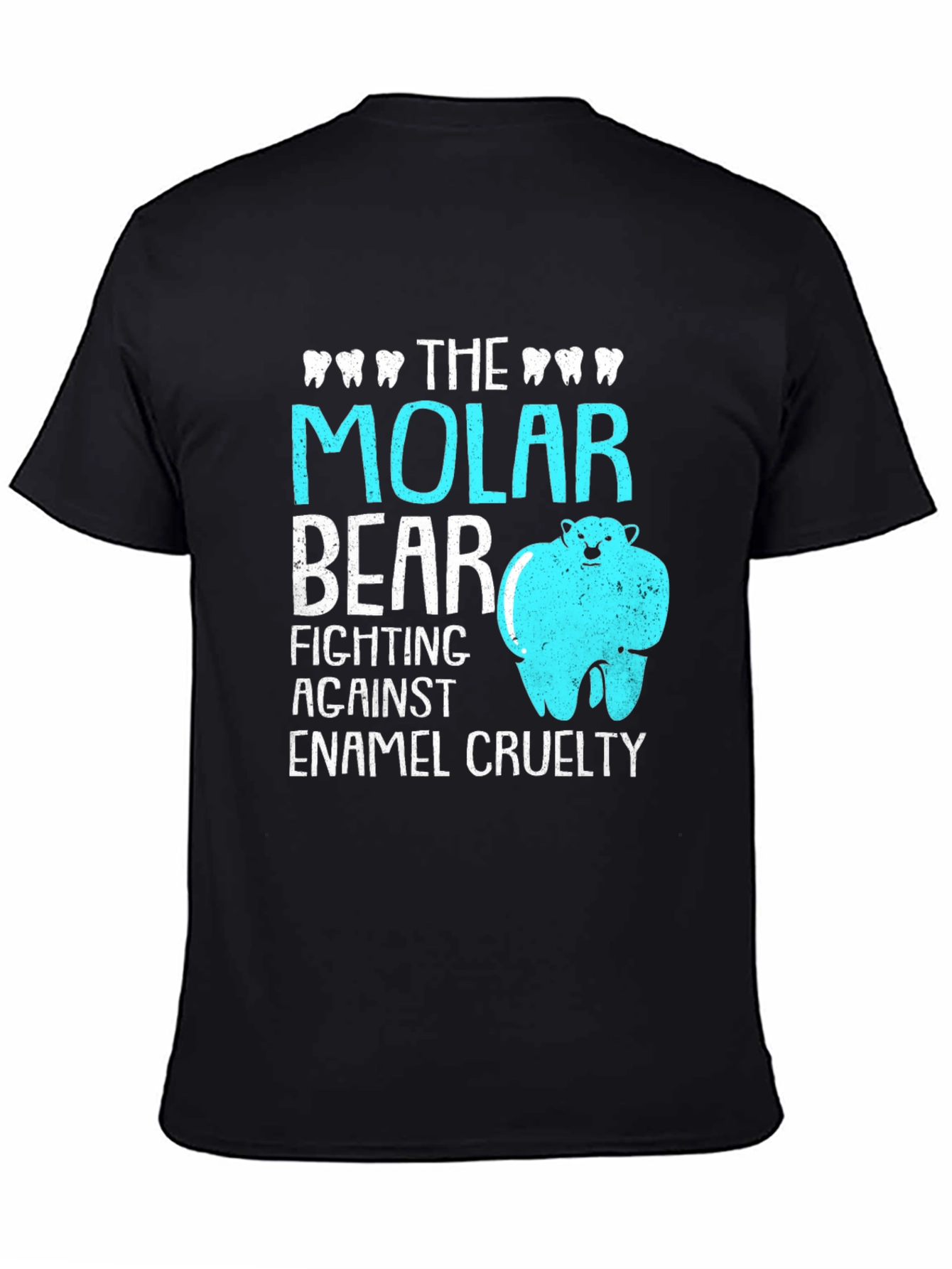 Molar Bear Fighting Enamel Cruelty T-Shirt