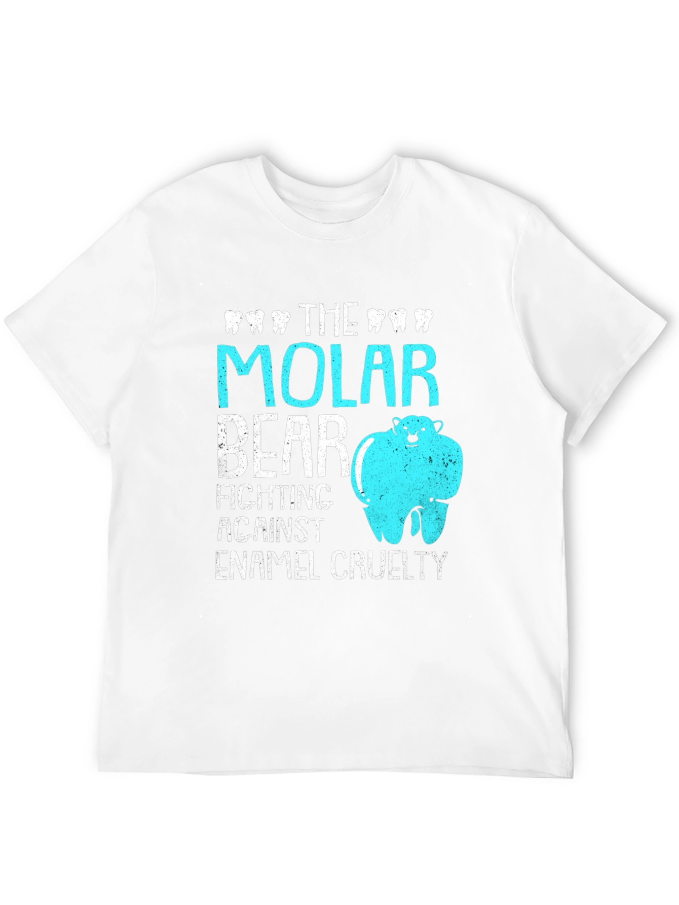Molar Bear Fighting Enamel Cruelty T-Shirt