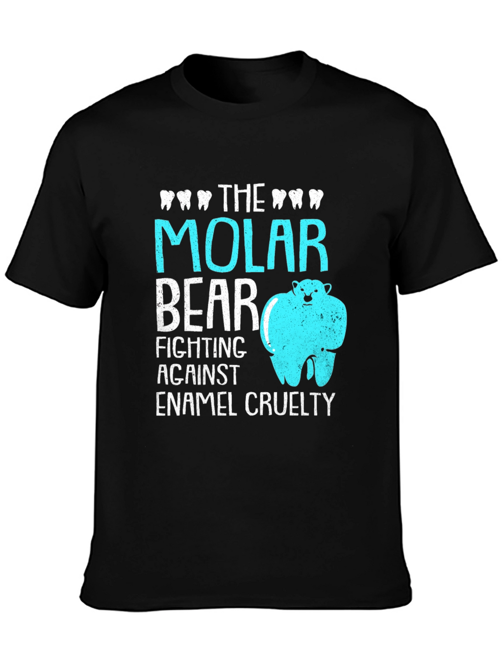 Molar Bear Fighting Enamel Cruelty T-Shirt