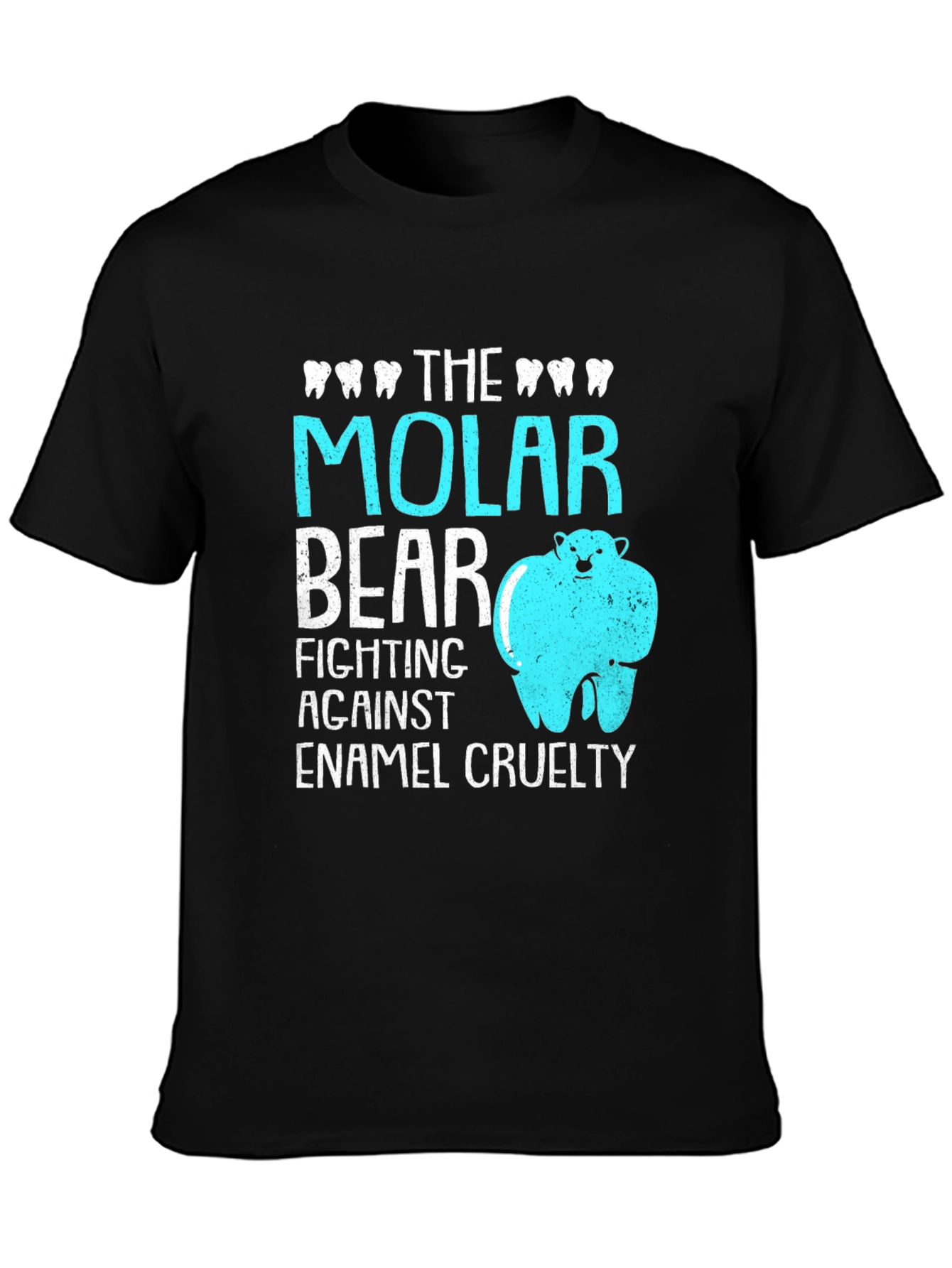Molar Bear Fighting Enamel Cruelty T-Shirt