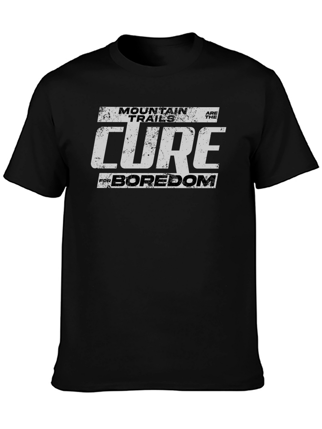 Mountain Trails Cure Boredom Graphic Tee