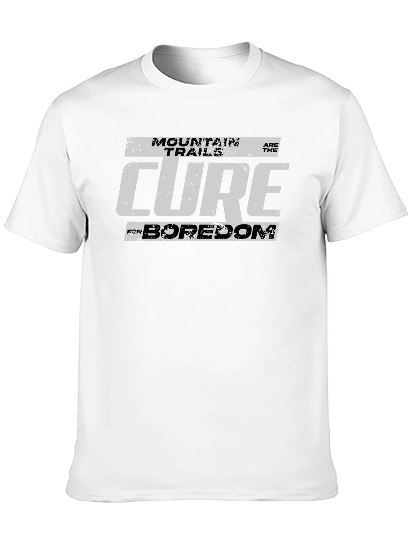 Mountain Trails Cure Boredom Graphic Tee