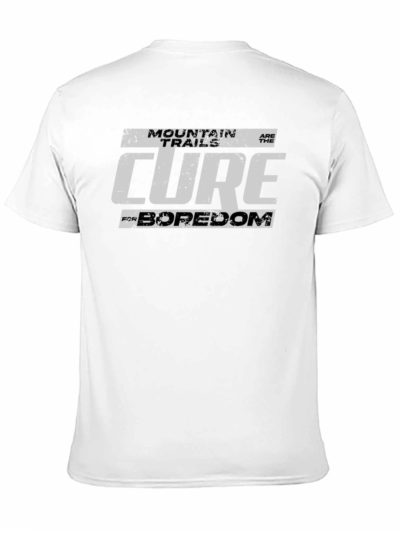 Mountain Trails Cure Boredom Graphic Tee