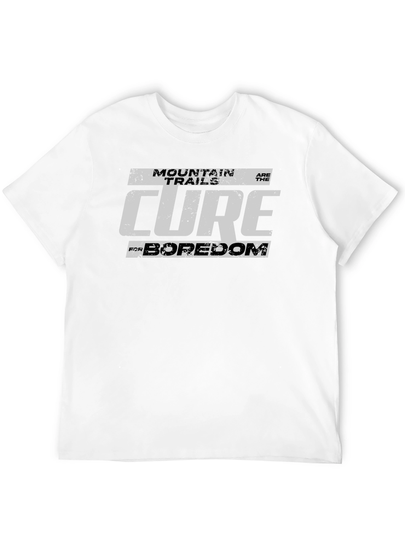 Mountain Trails Cure Boredom Graphic Tee
