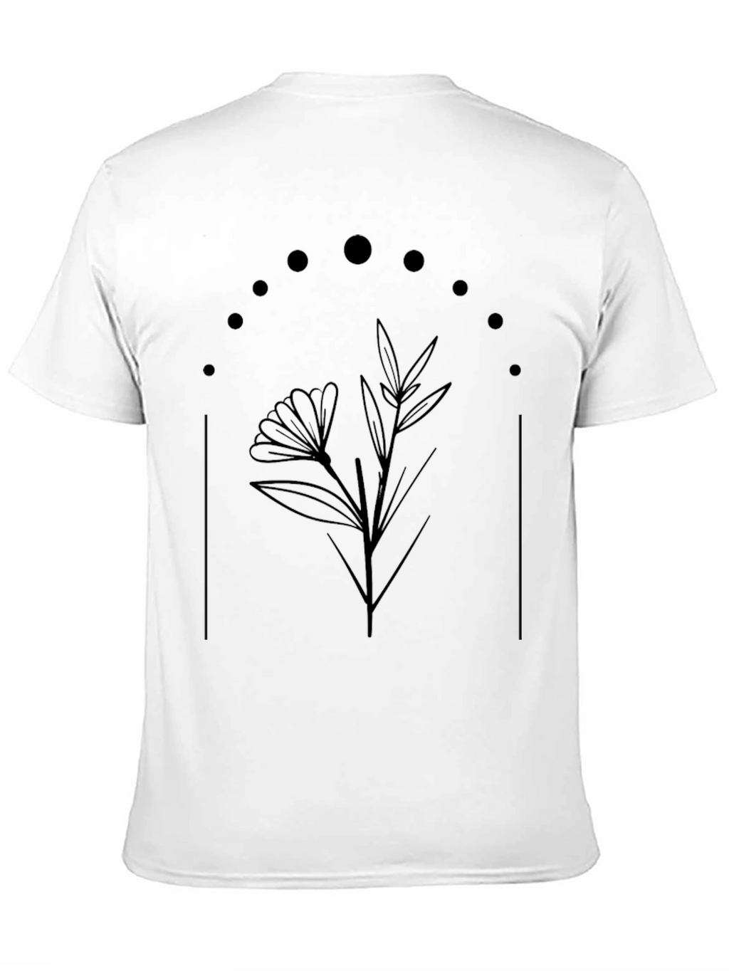 Botanical Moon Phase T-Shirt - Stylish Comfort