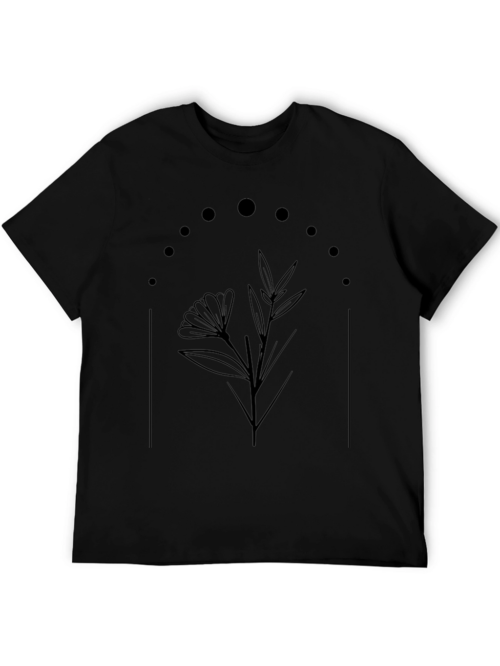 Botanical Moon Phase T-Shirt - Stylish Comfort