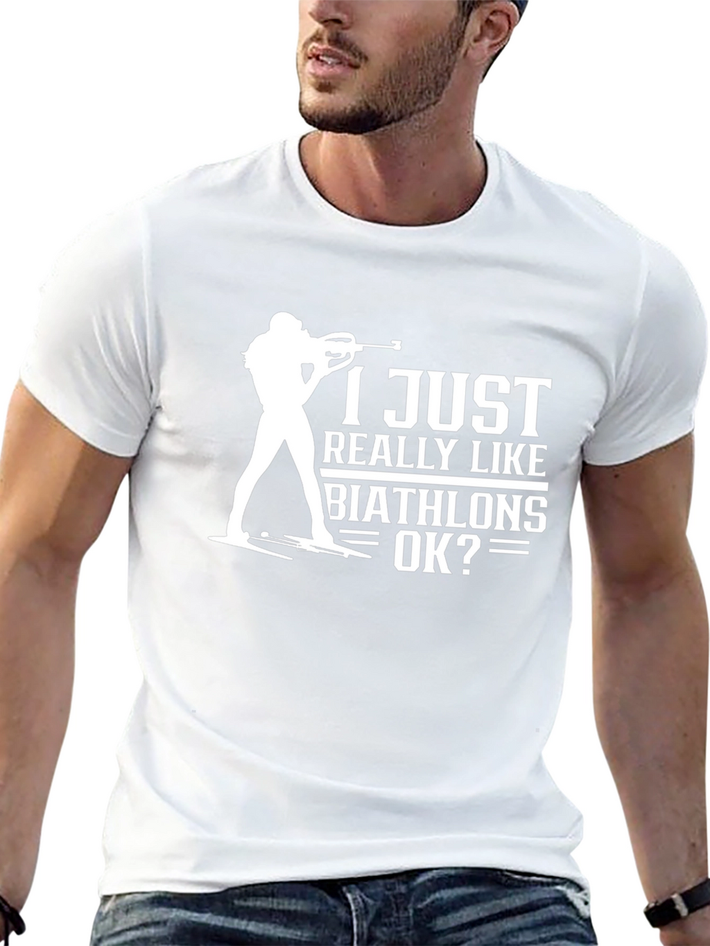 Biathlon Fan T-Shirt - I Just Really Like Biathlons