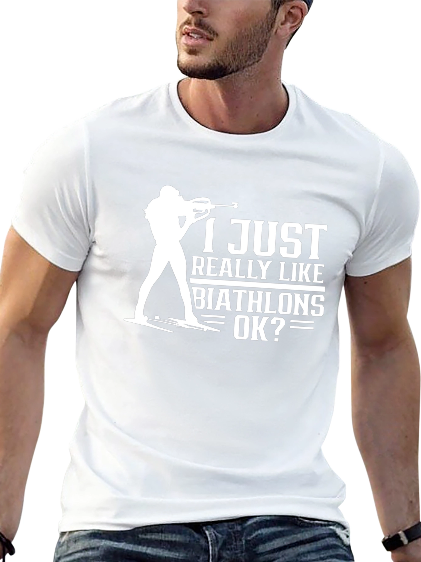 Biathlon Fan T-Shirt - I Just Really Like Biathlons