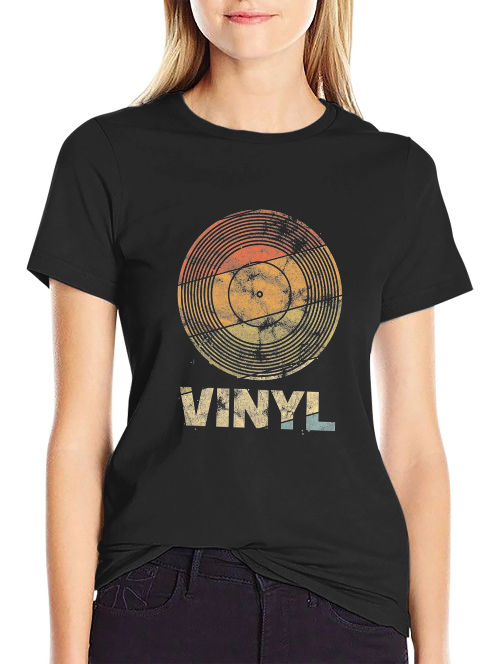 Retro Vinyl Record T-Shirt