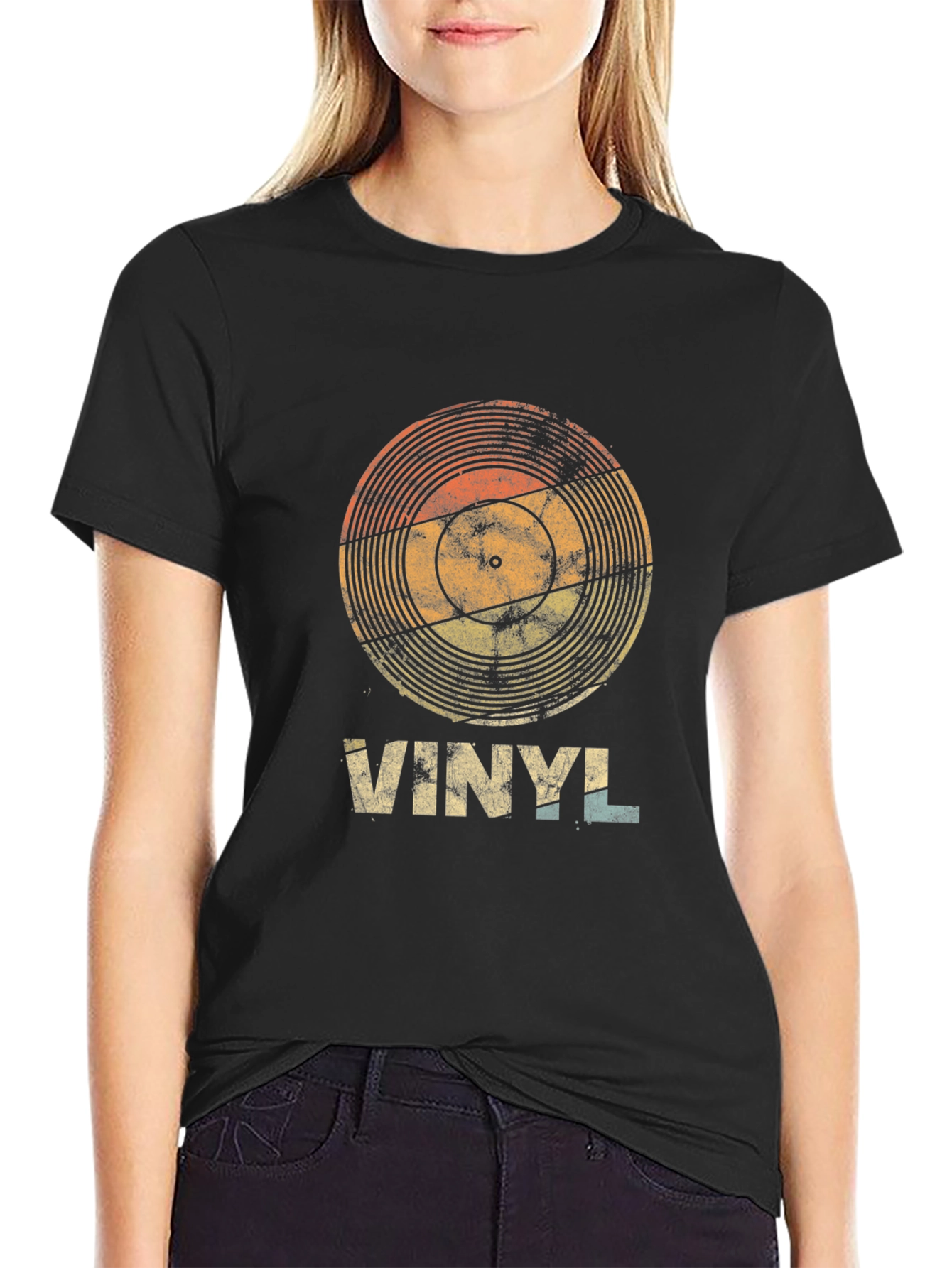 Retro Vinyl Record T-Shirt