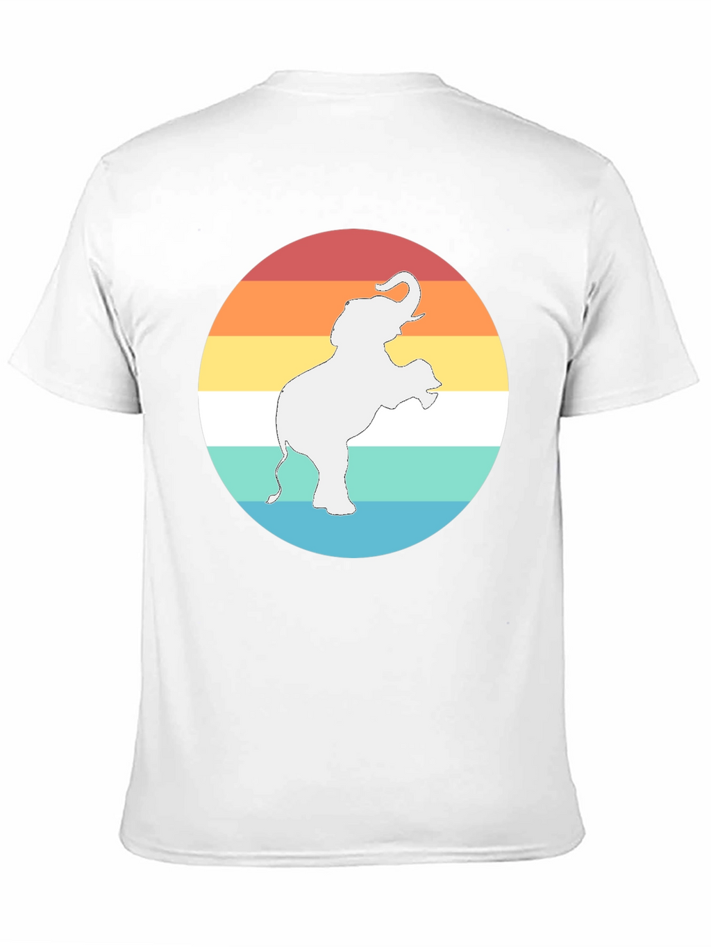Elephant Sunset Graphic Tee