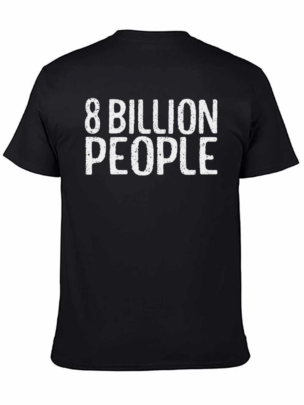 8 Billion People Graphic Tee - Black
