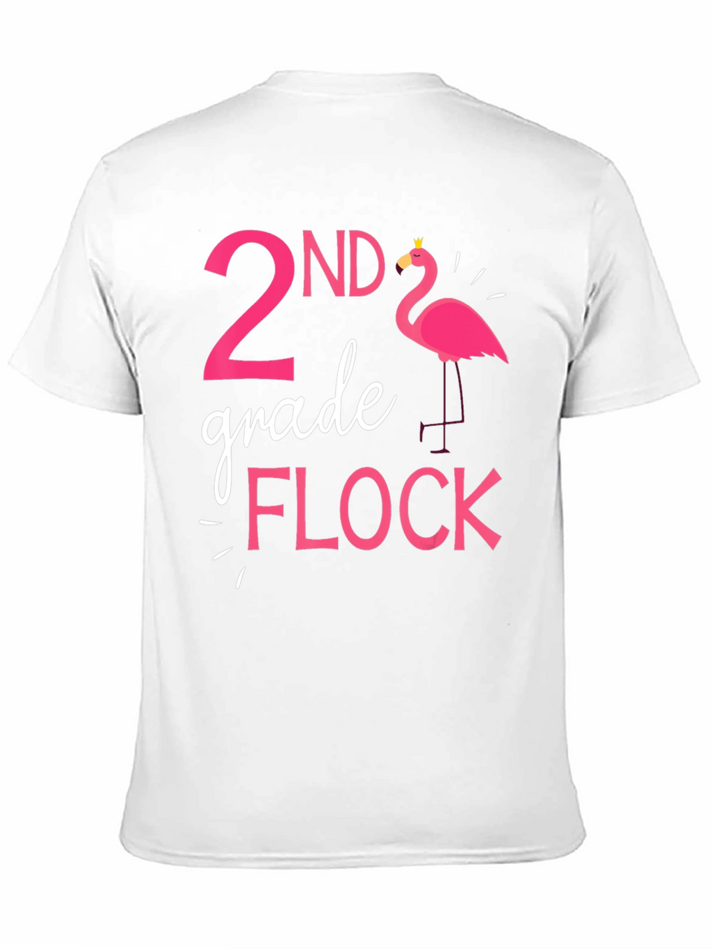 2nd Grade Flock Flamingo T-Shirt