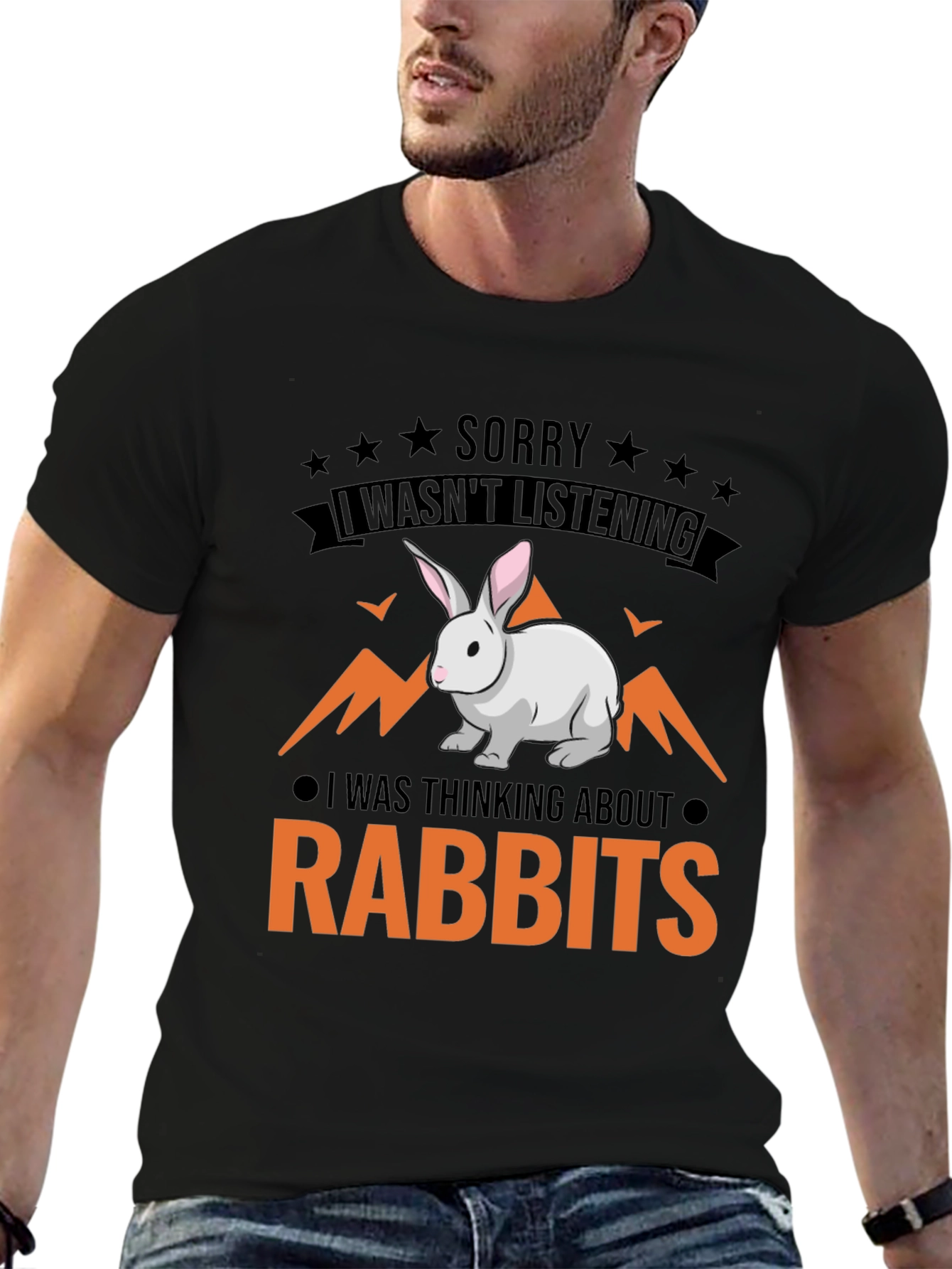 Rabbit Lover T-Shirt - Sorry I Wasnt Listening