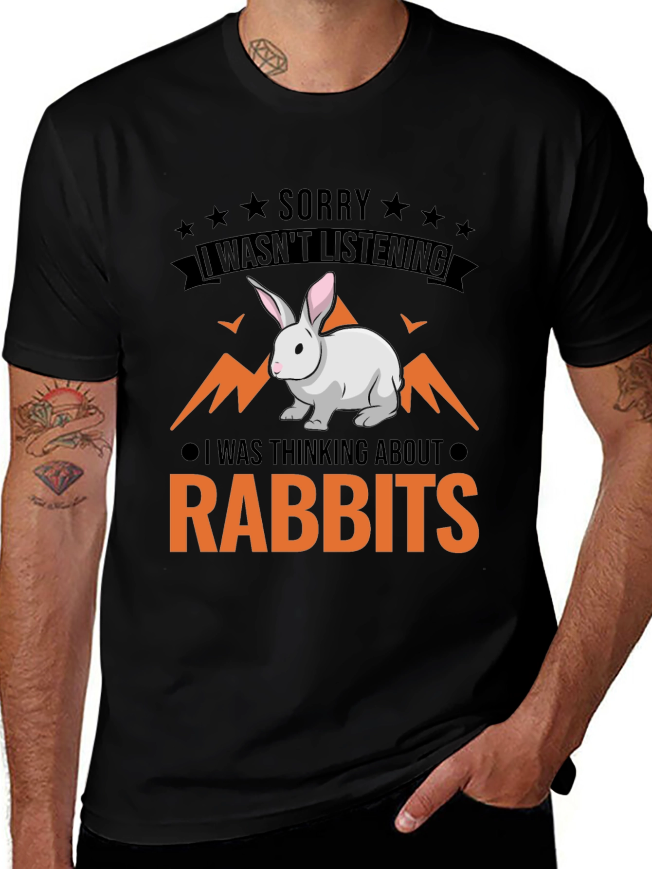 Rabbit Lover T-Shirt - Sorry I Wasnt Listening