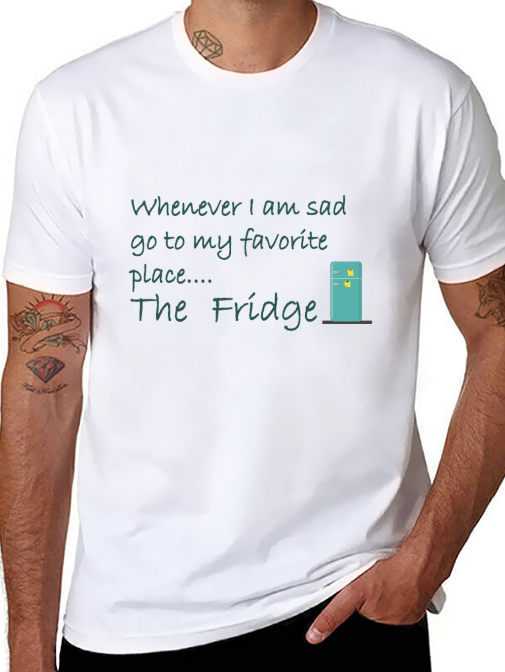The Fridge T-Shirt - Whenever Im Sad Tee