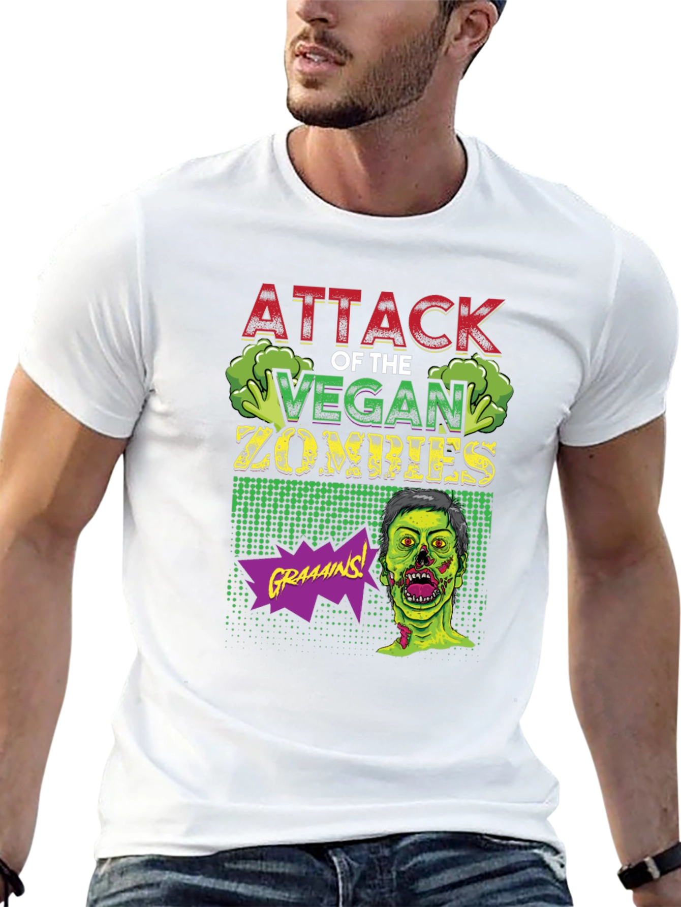 Attack of the Vegan Zombies T-Shirt
