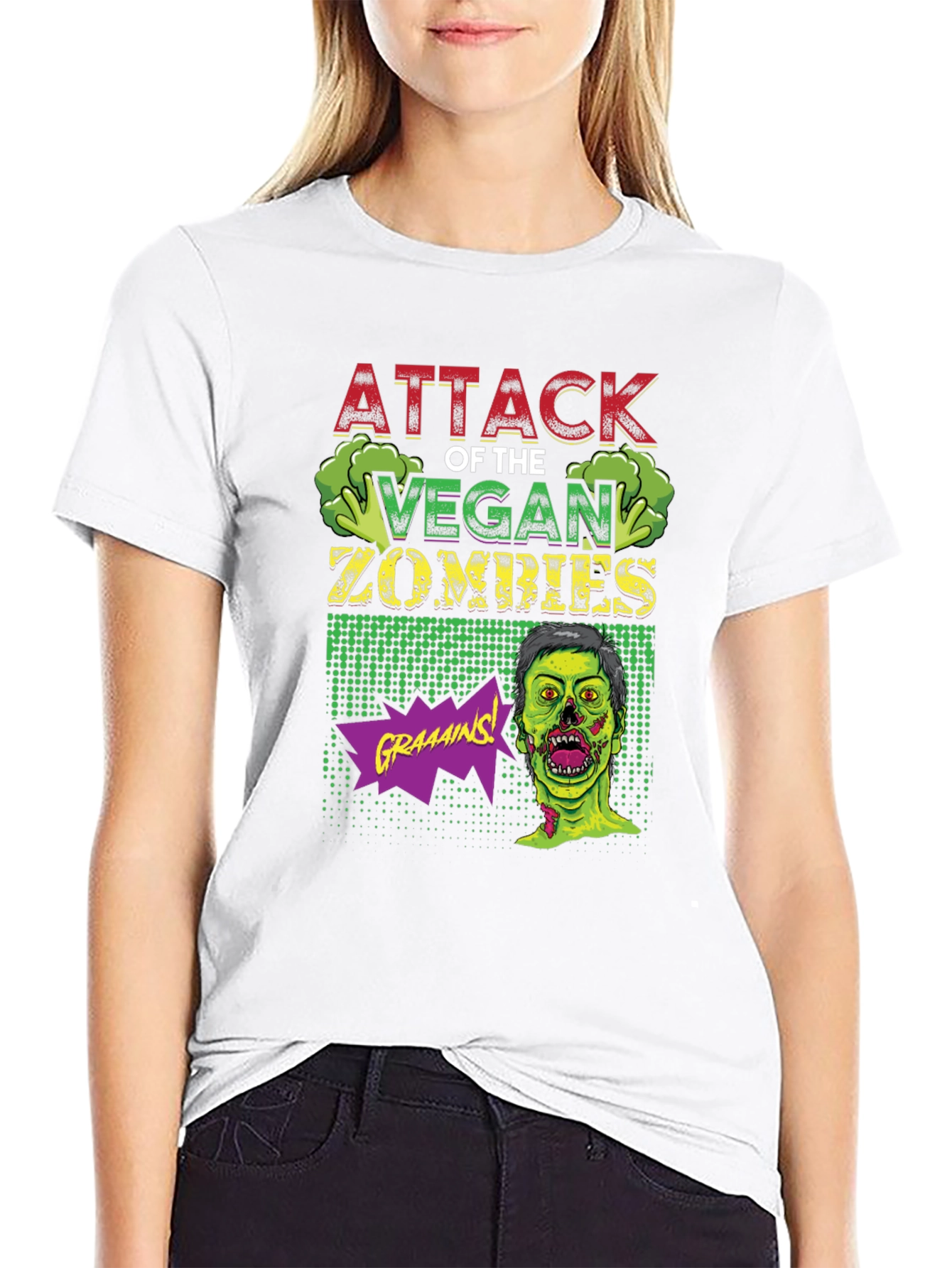 Attack of the Vegan Zombies T-Shirt