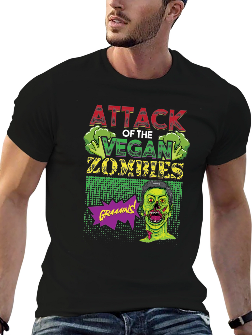 Attack of the Vegan Zombies T-Shirt