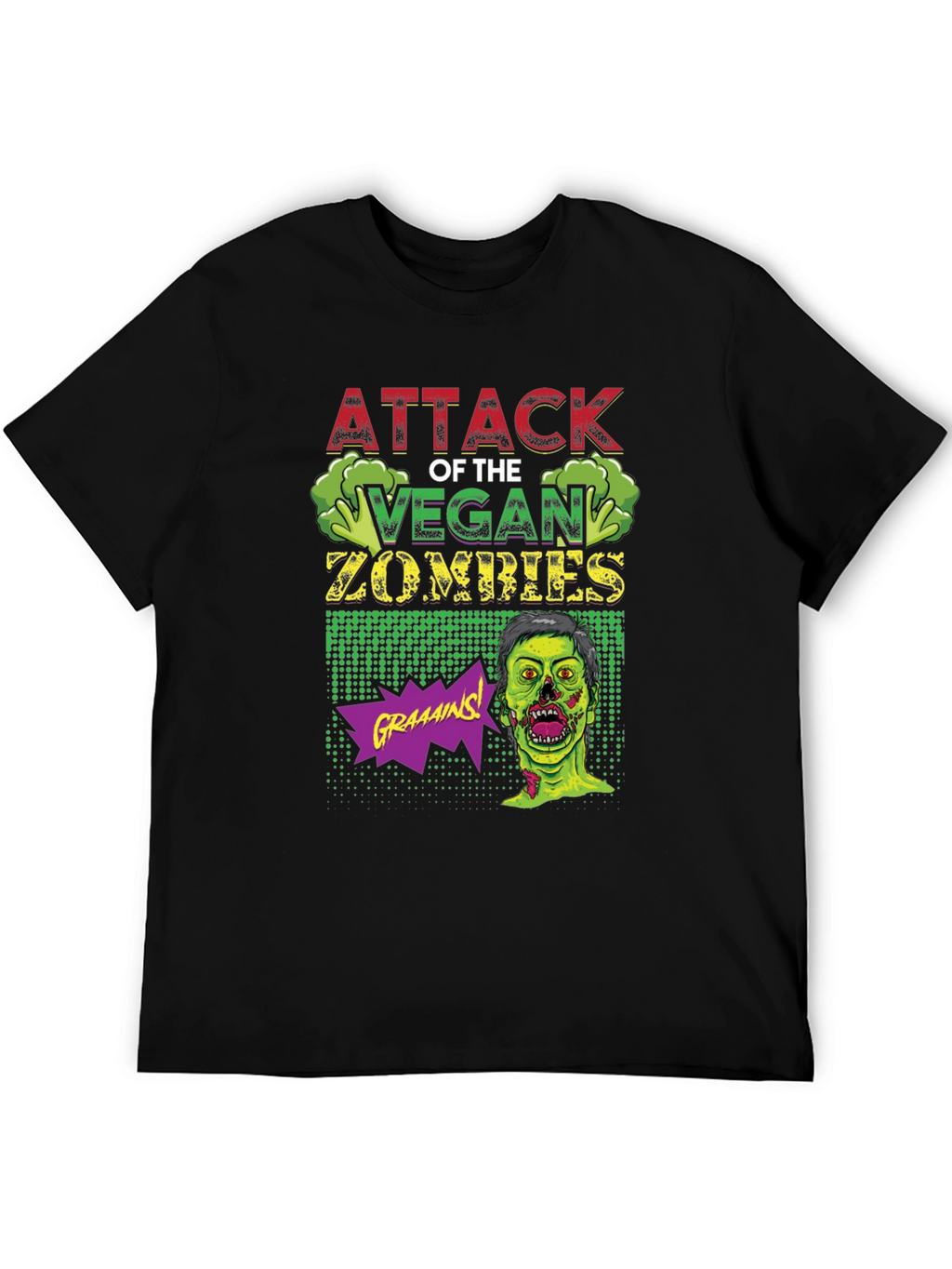 Attack of the Vegan Zombies T-Shirt