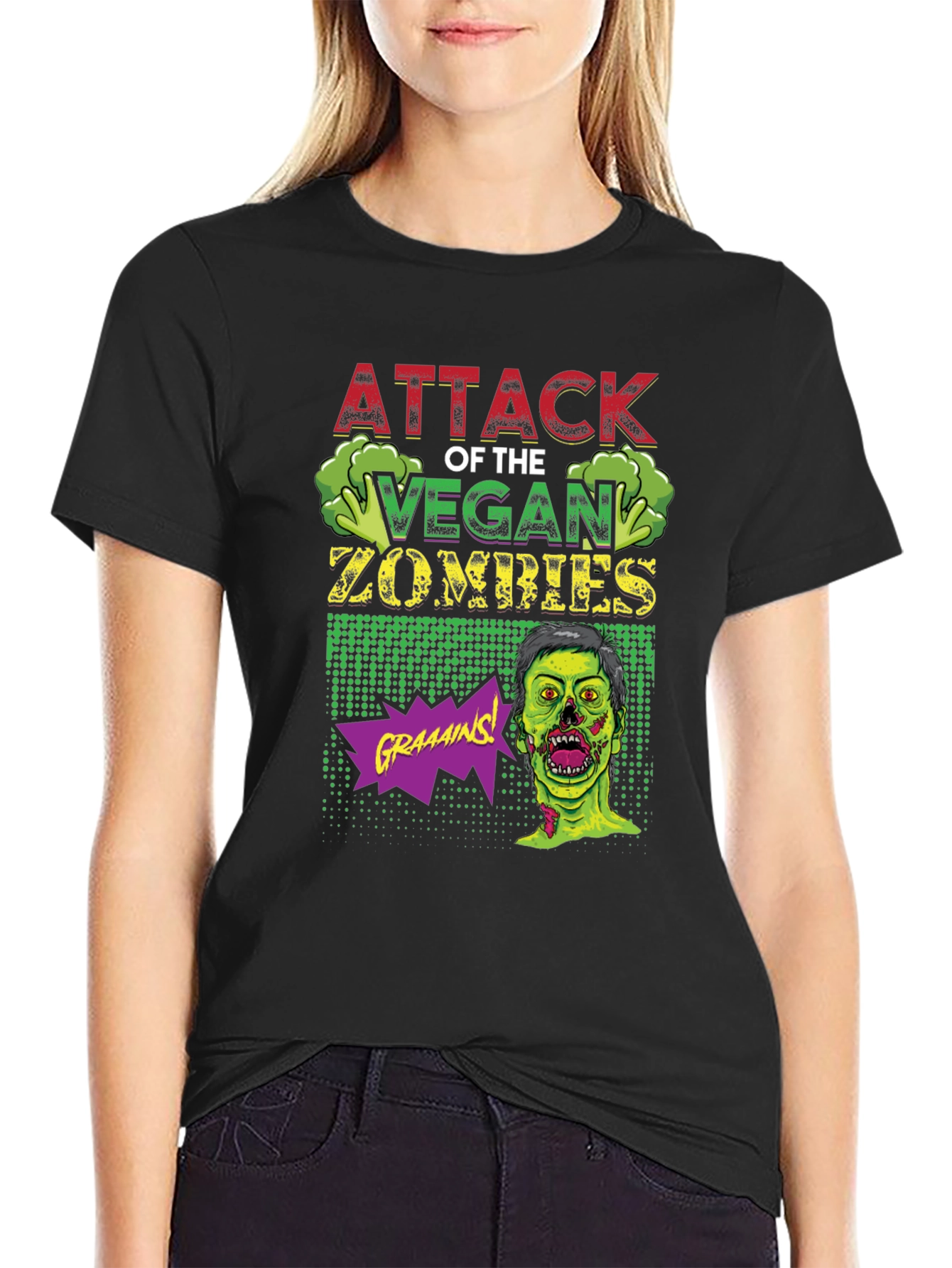 Attack of the Vegan Zombies T-Shirt