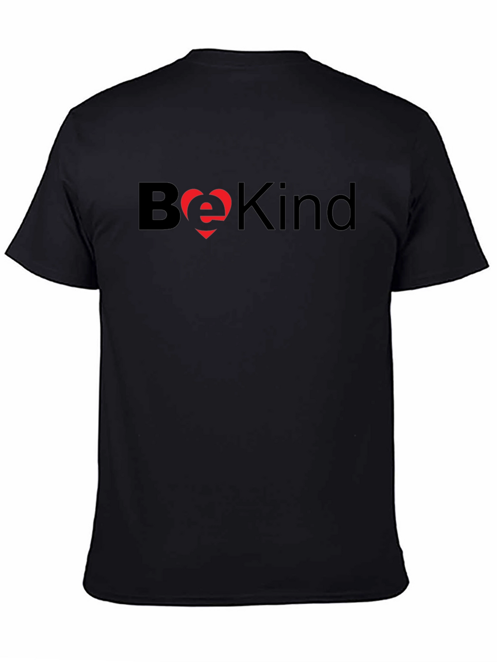 Be Kind Graphic Tee - Black Cotton T-Shirt