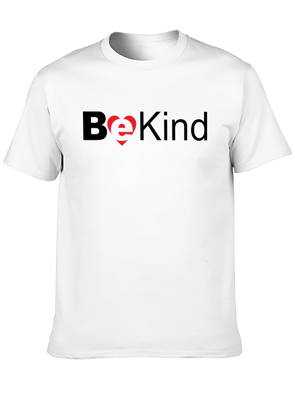Be Kind Graphic Tee - Black Cotton T-Shirt