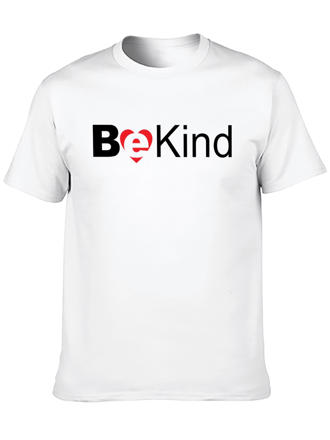 Be Kind Graphic Tee - Black Cotton T-Shirt