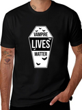 Vampire Lives Matter Graphic T-Shirt