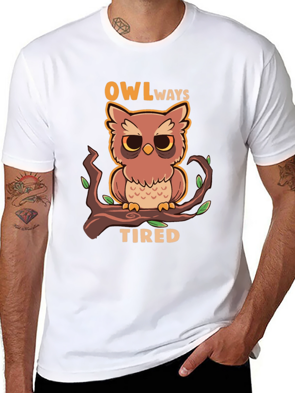 Owl Always Tired Graphic Tee