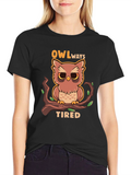 Owl Always Tired Graphic Tee