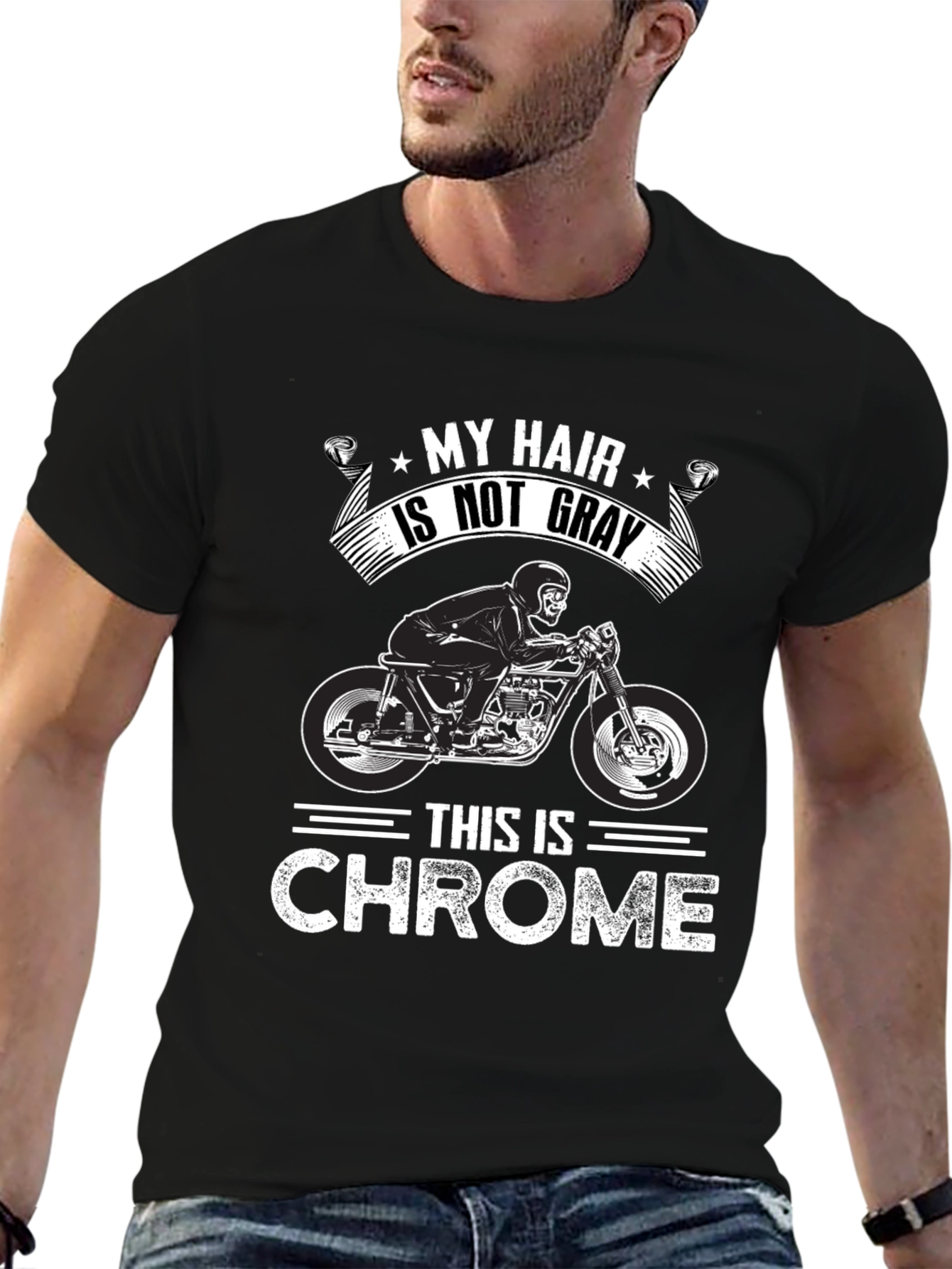 My Hair Is Not Gray This is Chrome T-Shirt