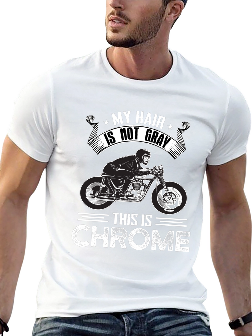 My Hair Is Not Gray This is Chrome T-Shirt