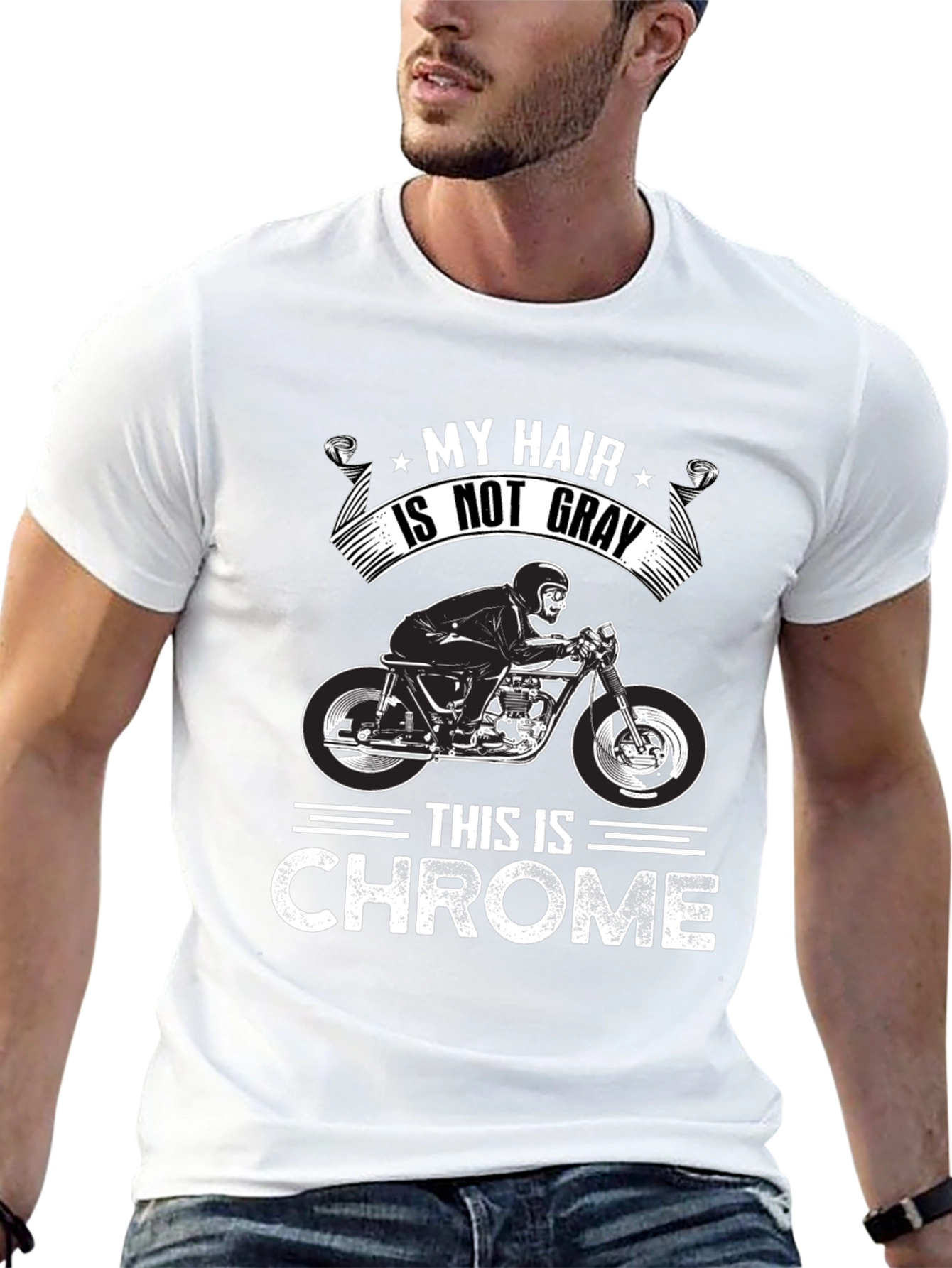 My Hair Is Not Gray This is Chrome T-Shirt