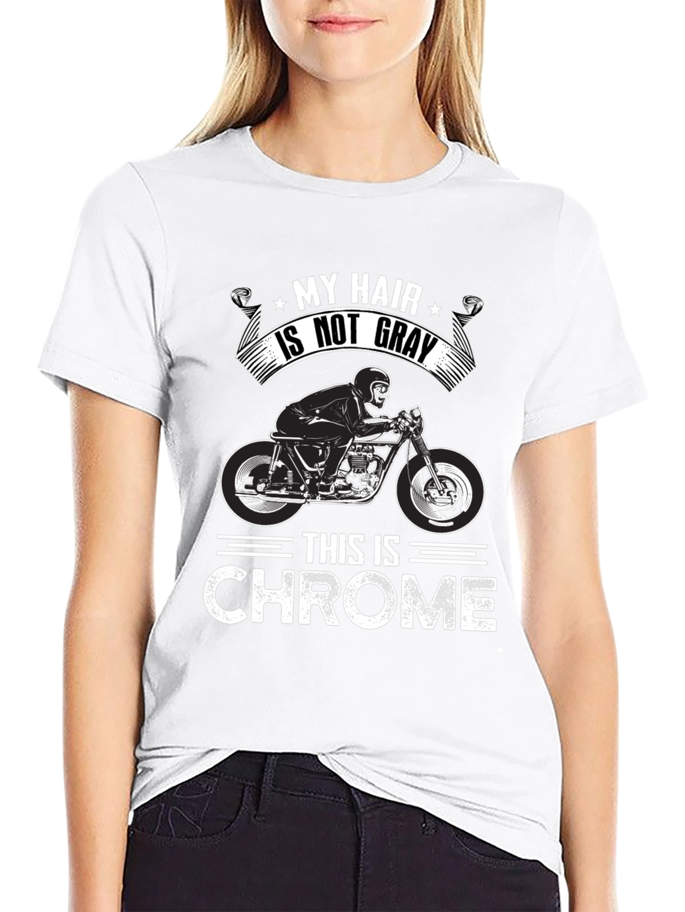 My Hair Is Not Gray This is Chrome T-Shirt