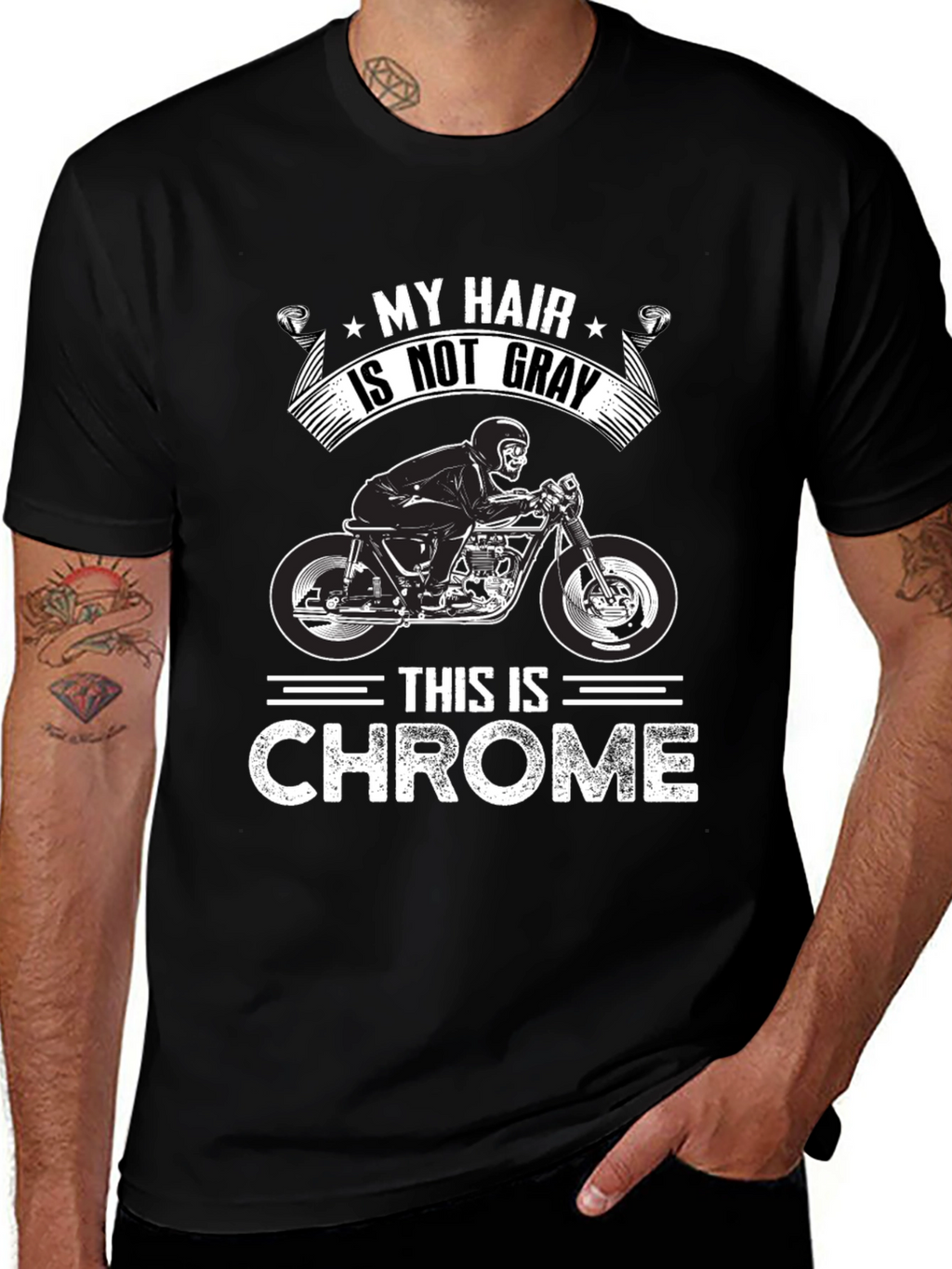My Hair Is Not Gray This is Chrome T-Shirt